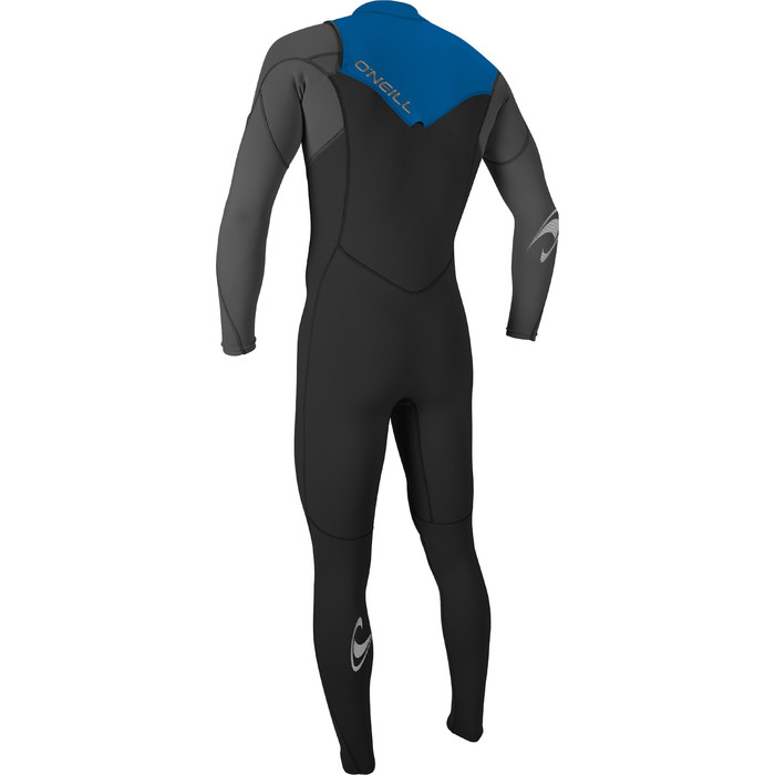 2024 O'Neill Youth Hammer 3/2mm Chest Zip Wetsuit 5412 - Black / Graphite / Ocean